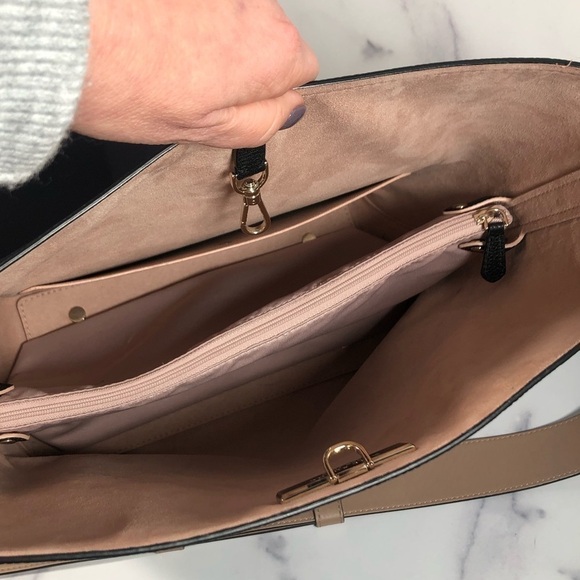 Kate Spade New York Black Multi River Large Bucket Bag Women Handbags - Picture 8 of 15